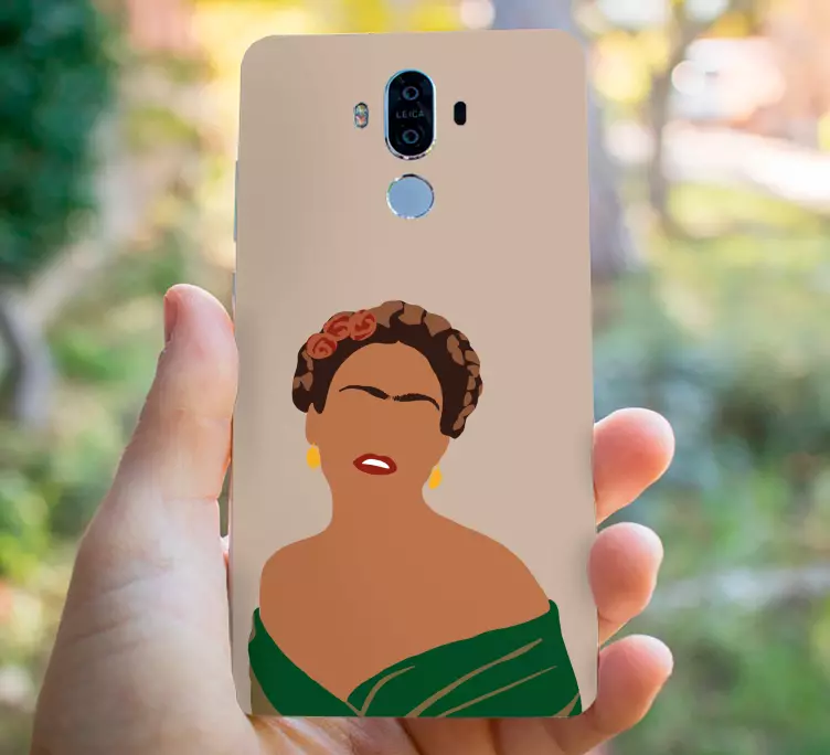 Frida kahlo cartoon desenho huawei vinil autocolante decorativo - TenStickers