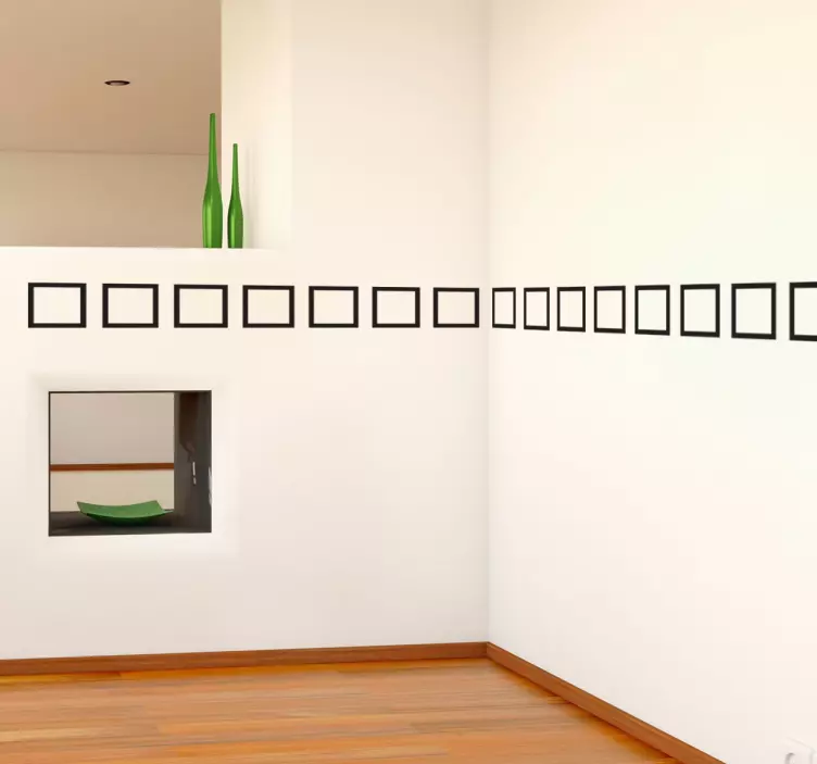 Friso decorativo quadrados - TenStickers