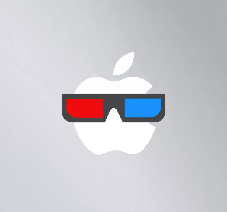 Macbook 3d glasses sticker decorativo - TenStickers
