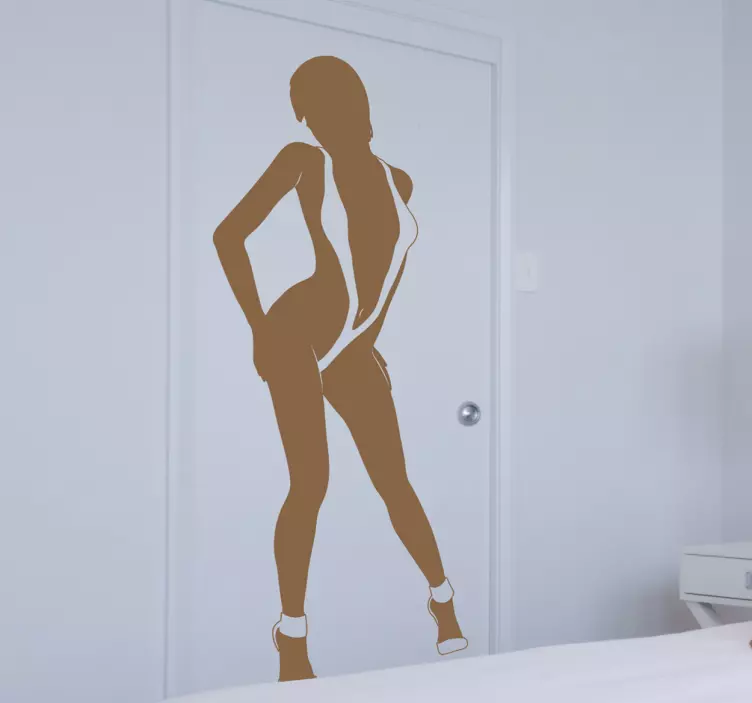 Monokini sexy women vinis decorativos - TenStickers