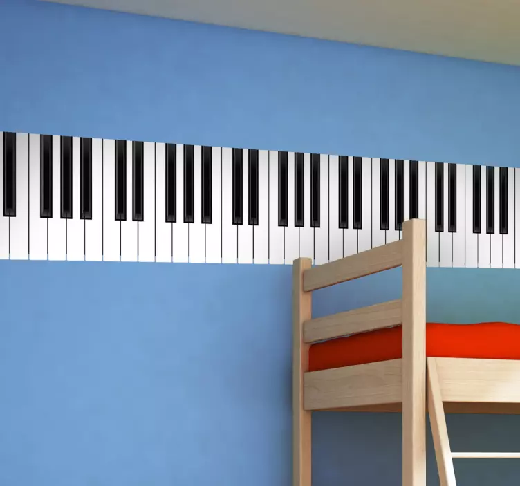Mural de parede teclas de piano - TenStickers
