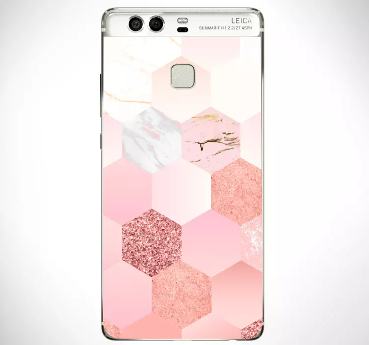 Stikcer da cor da rosa (huawei) - TenStickers