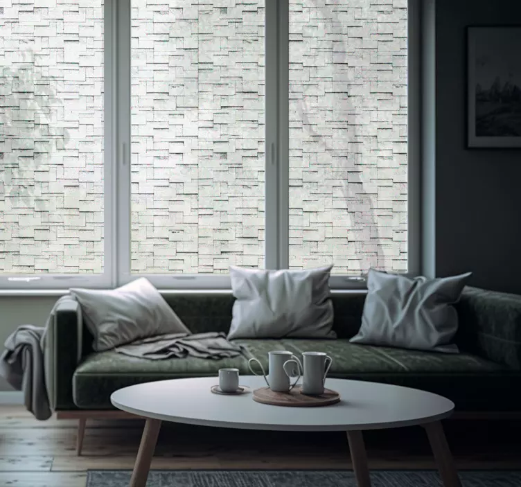 Adesivo decorativo para vidros textura Translúcida - TenStickers