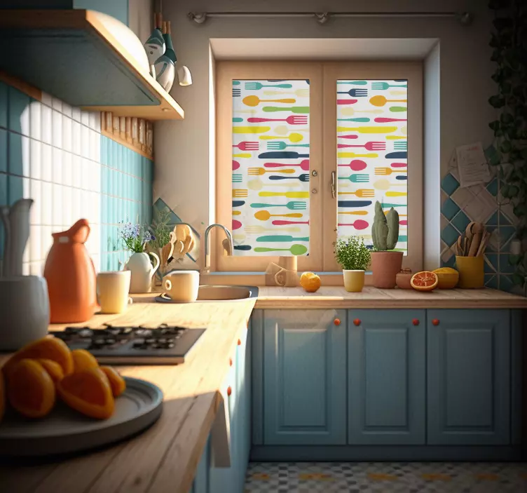 Peliculas de vinil  talheres de cozinha - TenStickers