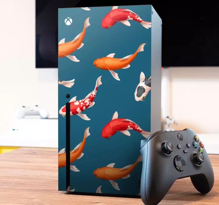 Skin para Xbox padrão de carpa koi - TenStickers
