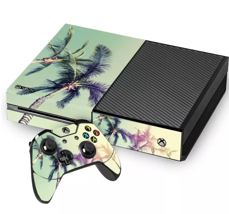 Skin para Xbox vibrações de palmeira - TenStickers