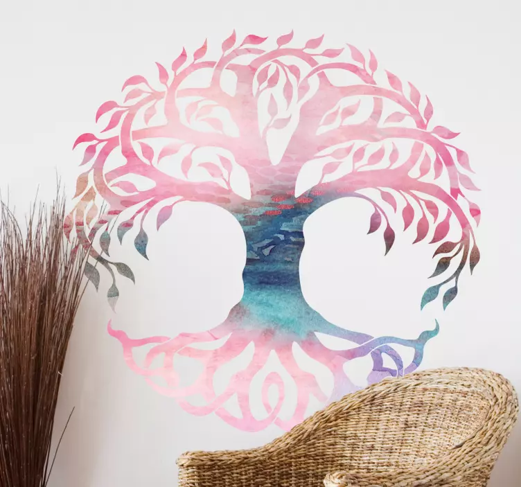 Vinil autocolante arvore celta - TenStickers