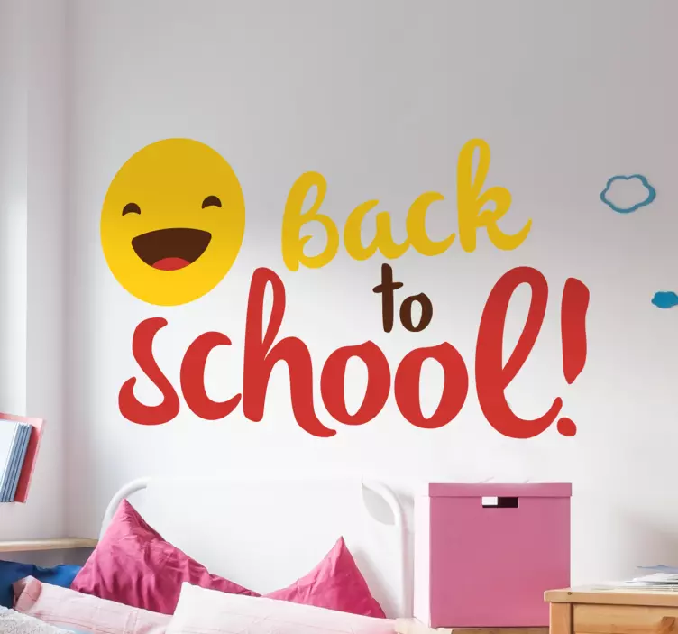 Vinil autocolante back to school - TenStickers