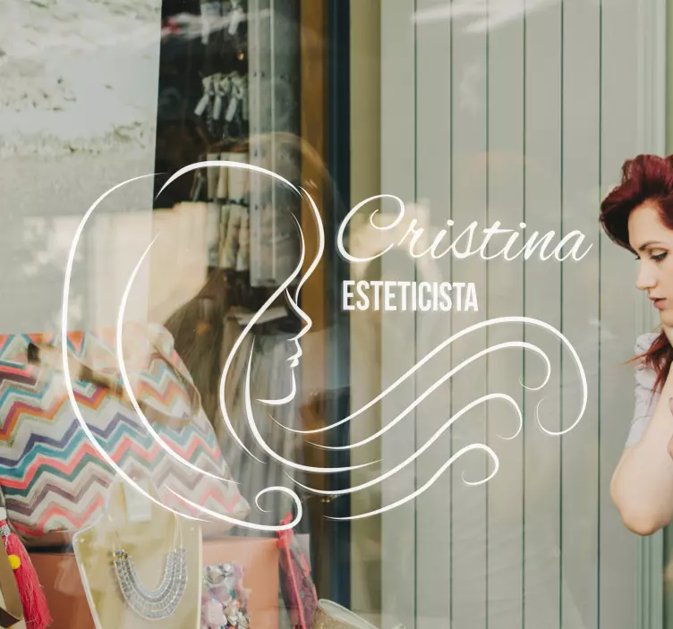 vinis decorativos arte esteticista - TenStickers