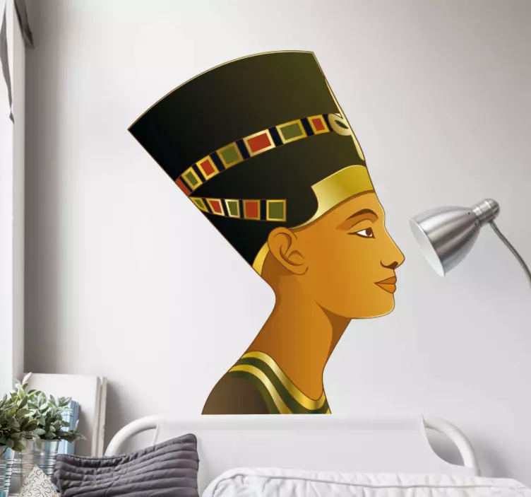 autocolante de vinil nefertiti iphone - TenStickers