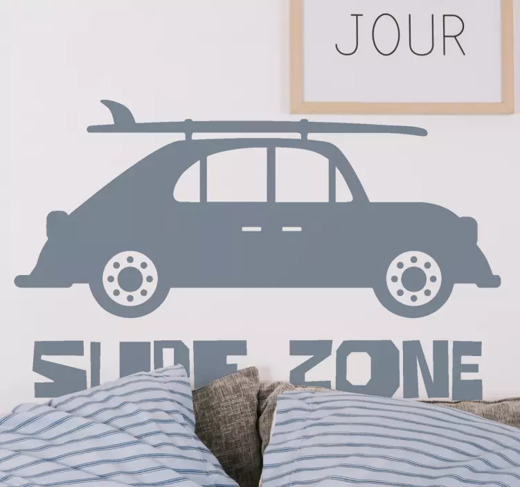 Autocolante de vinil de surf Surf zone - TenStickers
