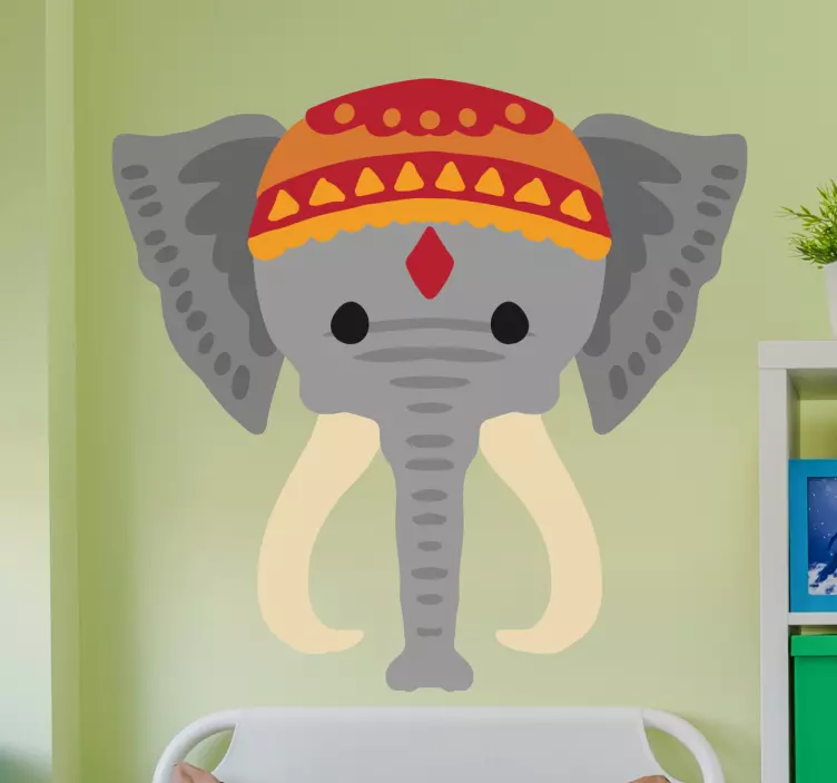 Vinil autocolante elefante infantil - TenStickers