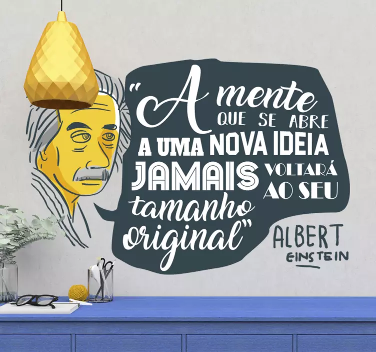 Autocolante decorativo Mente Aberta - TenStickers