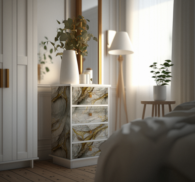 Autocolante para móveis mármore da Normandia - TenStickers