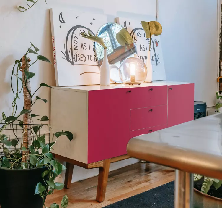 Autocolante para móveis Viva magenta - TenStickers