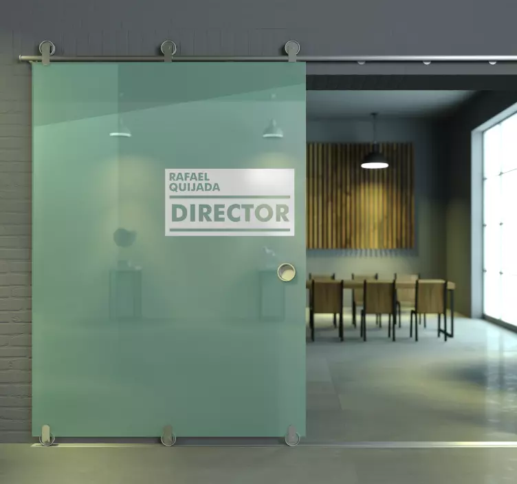 Autocolante para portas carga personalizável - TenStickers