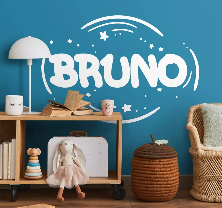 Autocolante personalizável nome Personalizado em NegritoNome Pers - TenStickers