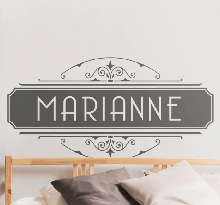 Autocolante personalizável nome Personalizado OrnamentalNome Pers - TenStickers