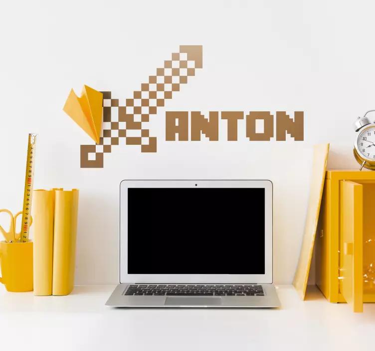 Vinil videojogo Minecraft personalizável - TenStickers