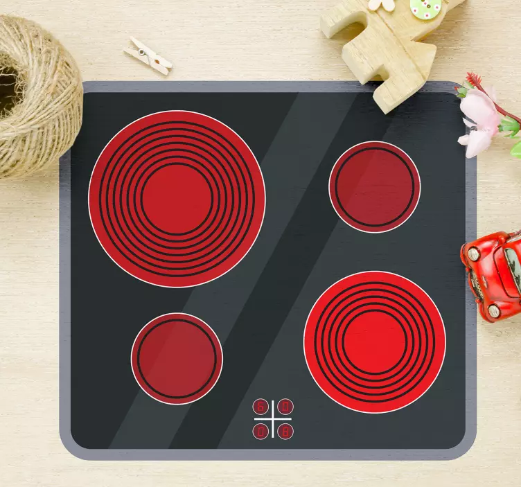 Vinil autocolante vitrocerámica cozinha - TenStickers