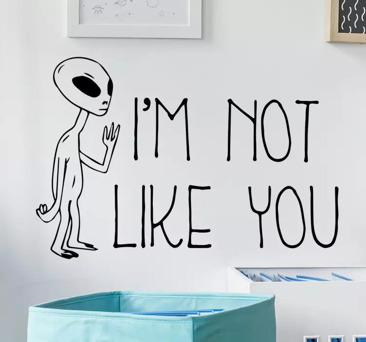 Vinil decorativo alien - TenStickers