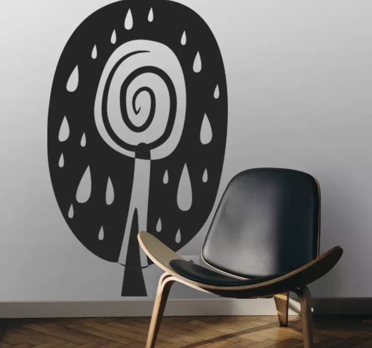 Vinil decorativo árvore africana - TenStickers