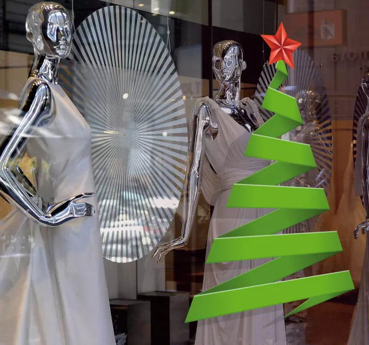 Vinil decorativo árvore de natal - TenStickers