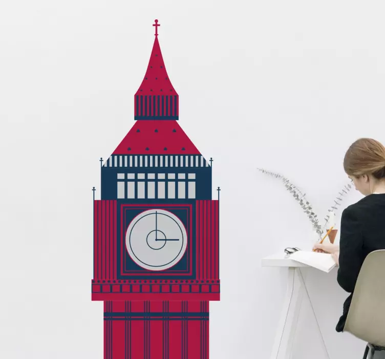 Vinil decorativo Big Ben - TenStickers