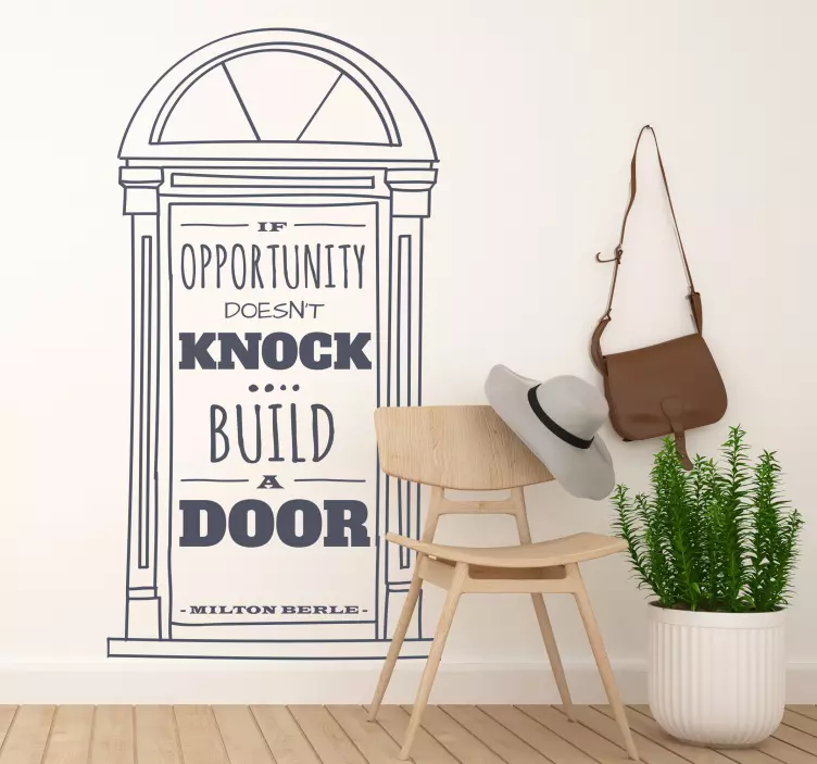 Vinil decorativo Build a Door - TenStickers