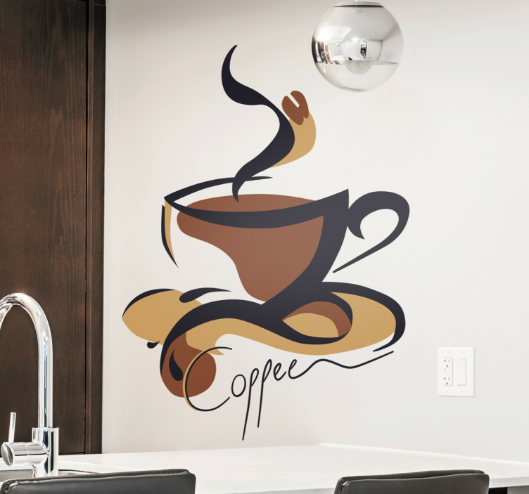 Vinil decorativo café - TenStickers
