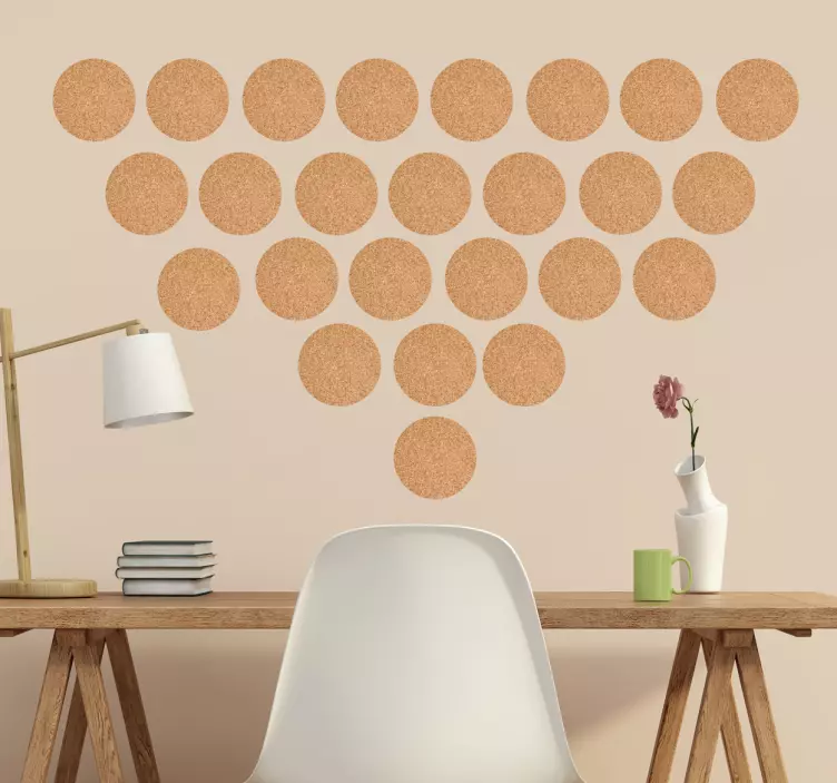 Vinil decorativo a imitar efeito cortiça - TenStickers