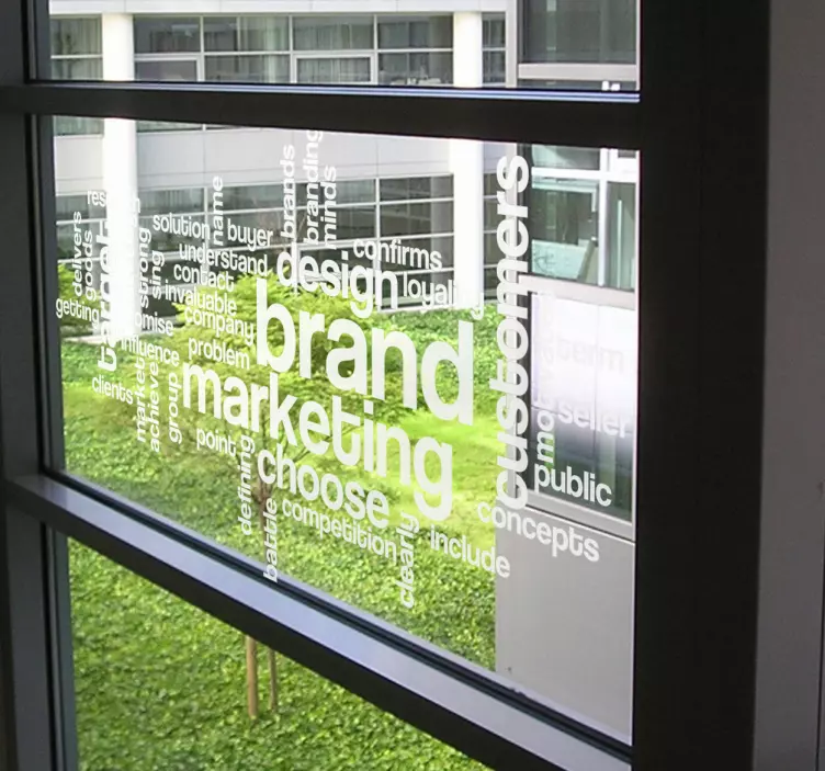 Vinil decorativo conceitos marketing - TenStickers