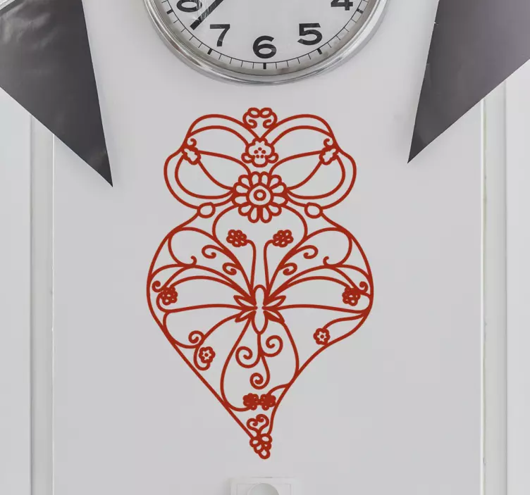 Vinil decorativo coração de Viana - TenStickers