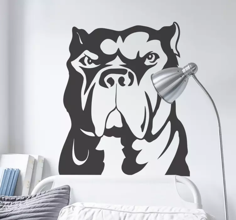 Vinil decorativo de cães pitbull - TenStickers