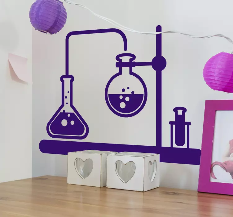 Autocolante de ciência química - TenStickers