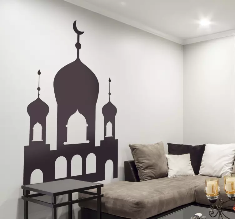 Autocolante de silhueta oriental mesquita - TenStickers