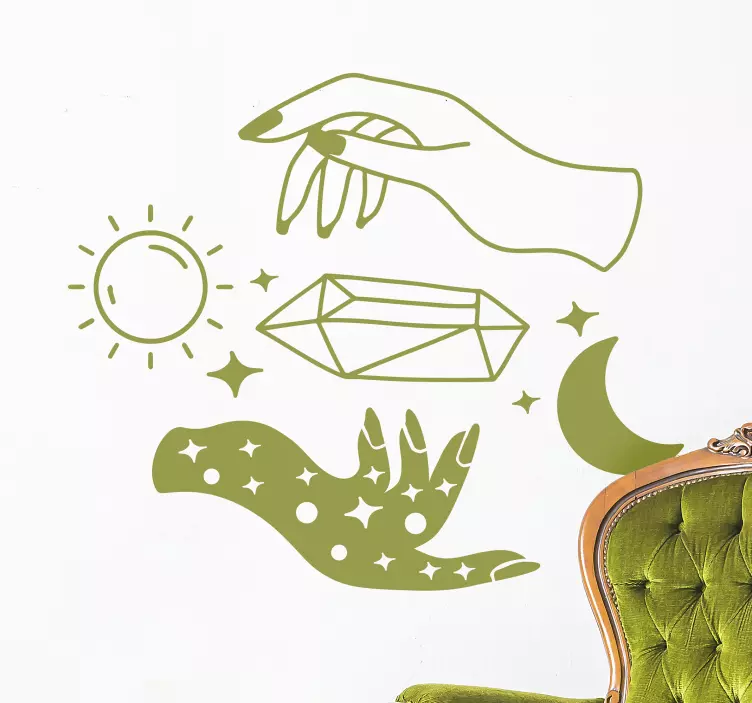 Autocolantes decorativos Dia e noite  - TenStickers