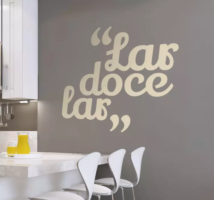 Vinil decorativo doce lar - TenStickers