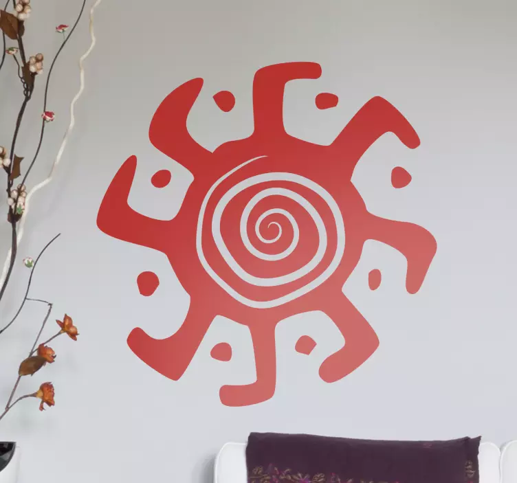Vinil decorativo espiral tribal - TenStickers