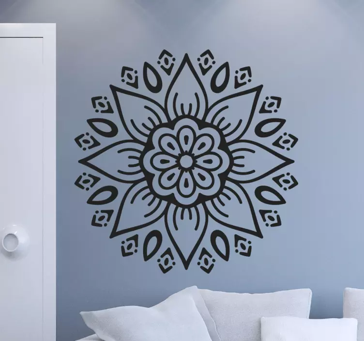 Vinil decorativo floral boho - TenStickers