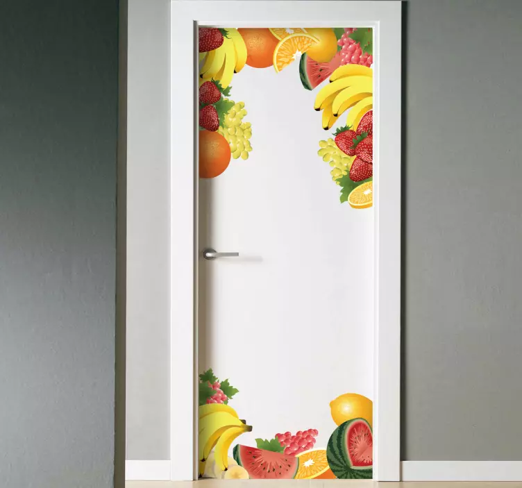 Vinil Decorativo Fruta Porta - TenStickers
