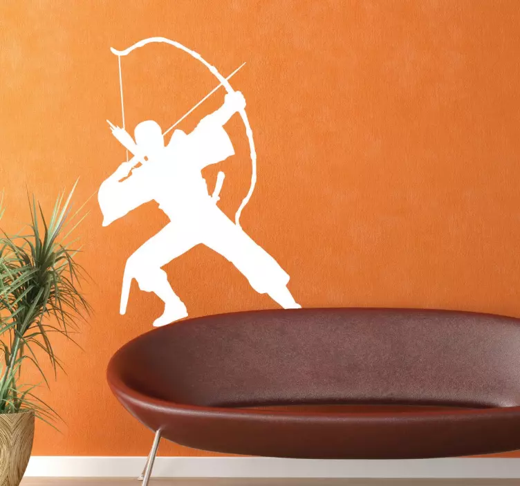 Vinil decorativo guerreiro arqueiro - TenStickers