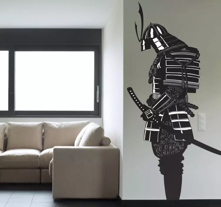 Vinil decorativo Guerreiro Samurai - TenStickers