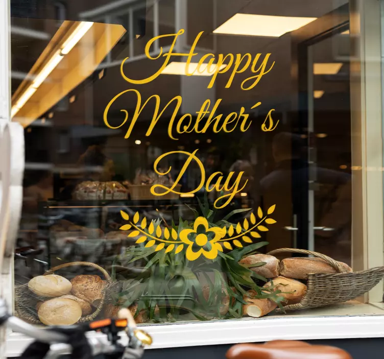 Vinil decorativo happy mothers day - TenStickers