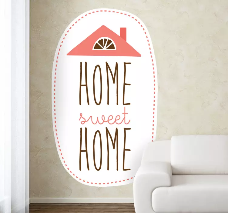 Vinil decorativo Home Sweet Home - TenStickers