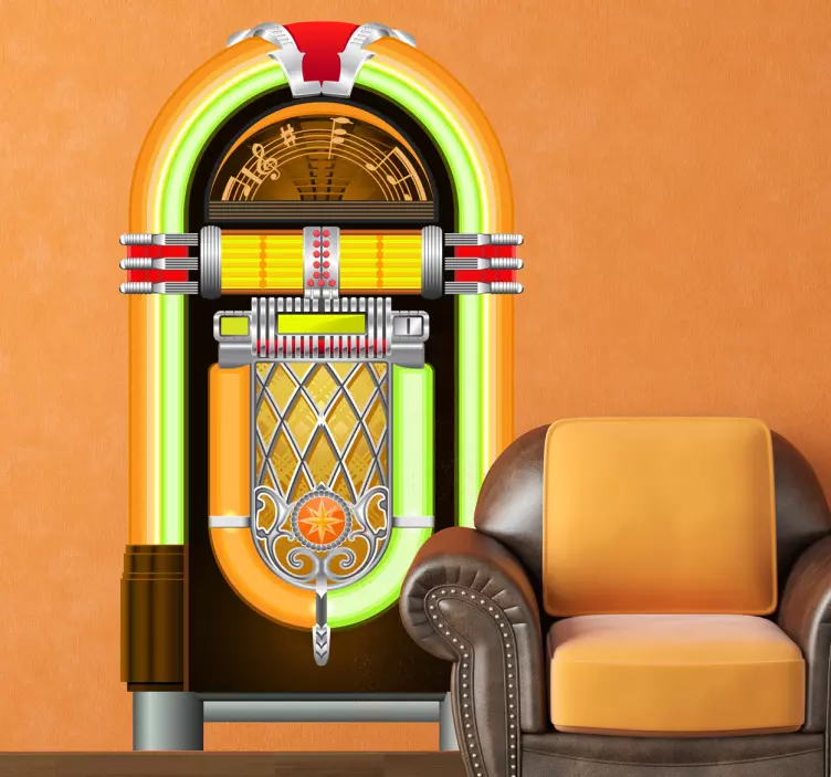 Vinil decorativo Jukebox Vintage - TenStickers