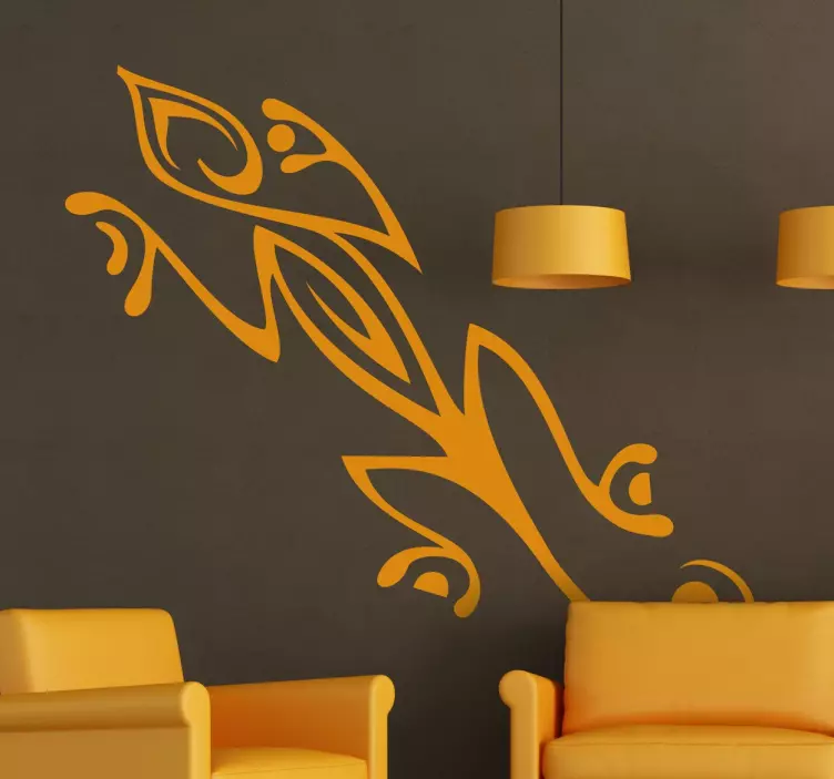 Vinil decorativo lagartixa tribal - TenStickers