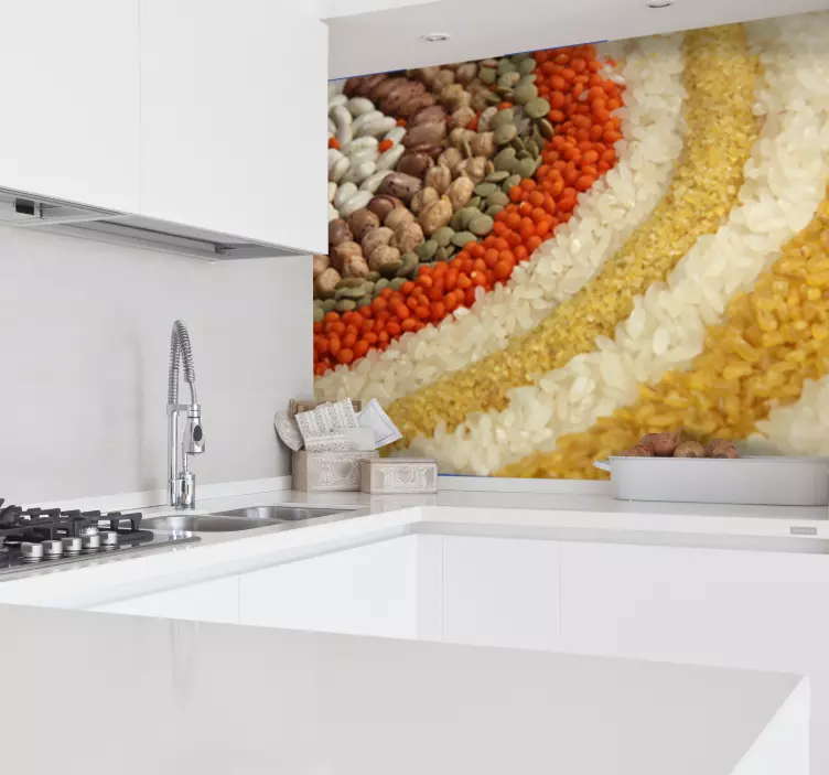 Vinil decorativo legumes e arroz - TenStickers