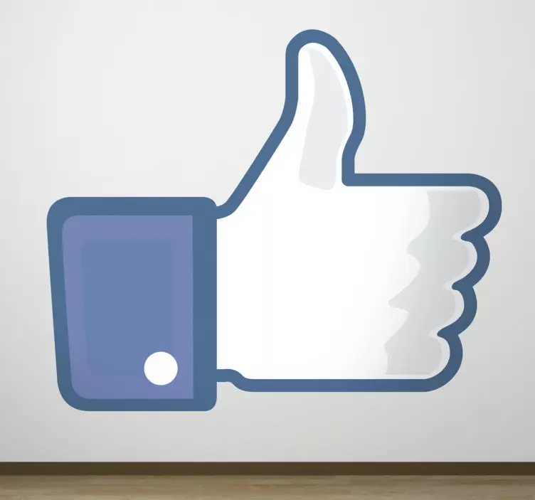 Vinil decorativo "Like" no Facebook - TenStickers