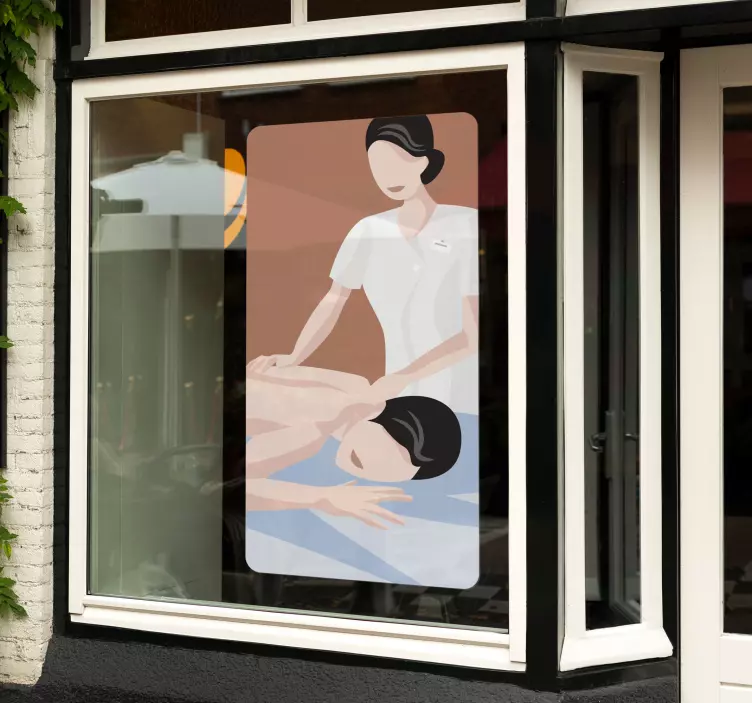 Vinil decorativo massagem - TenStickers